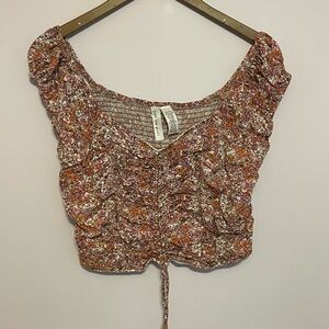 Floral crop top